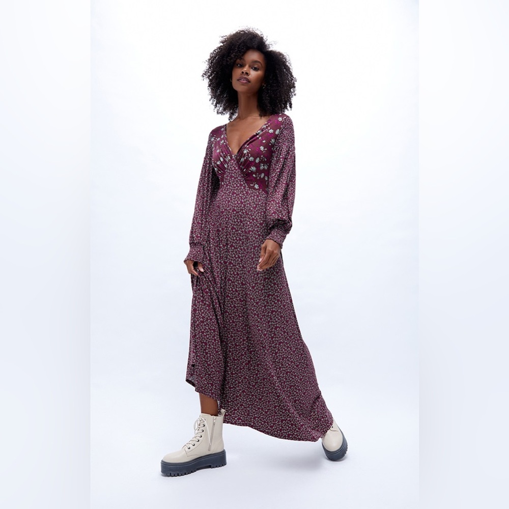 Free People Love Story Maxi Dress xs